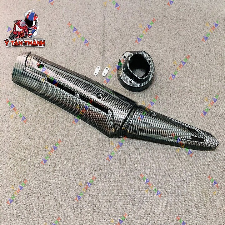 ốp pô đít pô exciter 150 kiểu tfx cacbon 0426