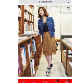 Chân váy ren uniqlo nhật