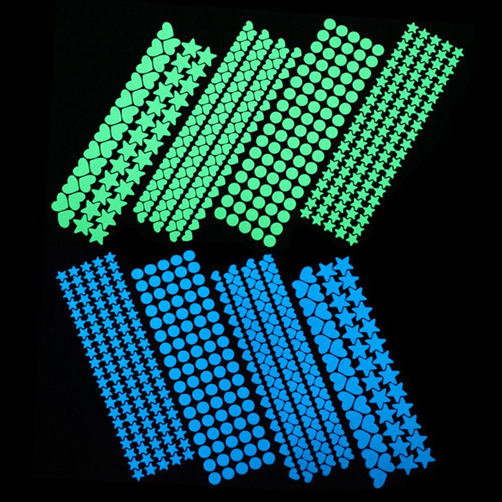 Bộ 24 Đề Can Huỳnh Quang Hình Ngôi Sao Dùng Để Trang Trí Nhà DIY