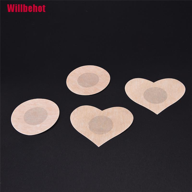 (Hàng Mới Về) Bộ 10 Miếng Dán Ngực Tròn / Tự Dính