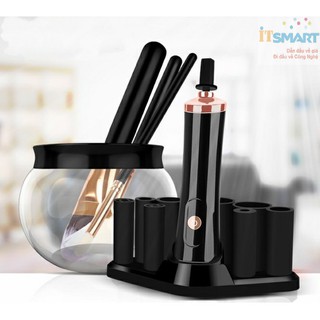 Máy rửa cọ trang điểm Makeup Brush Cleaner Bộ 10 chi tiết