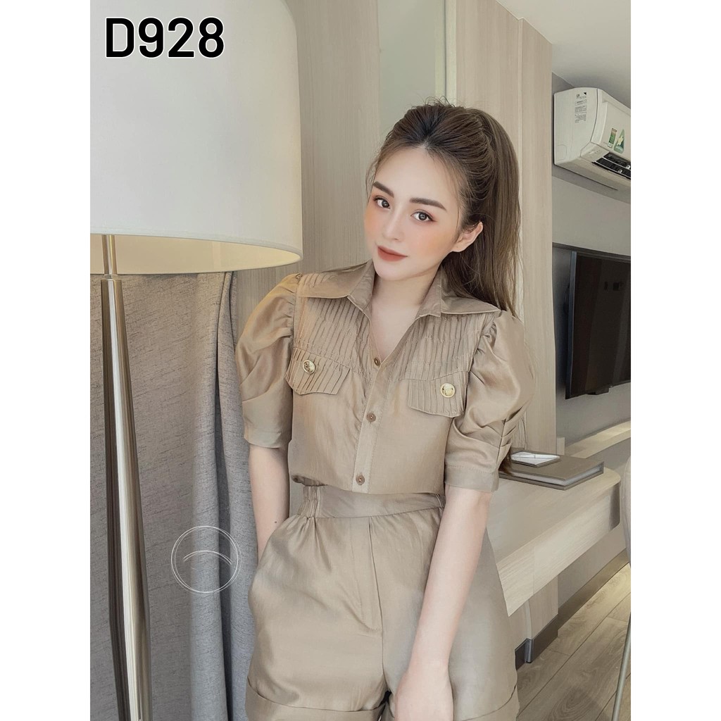 Set áo tơ kèm quần - D928