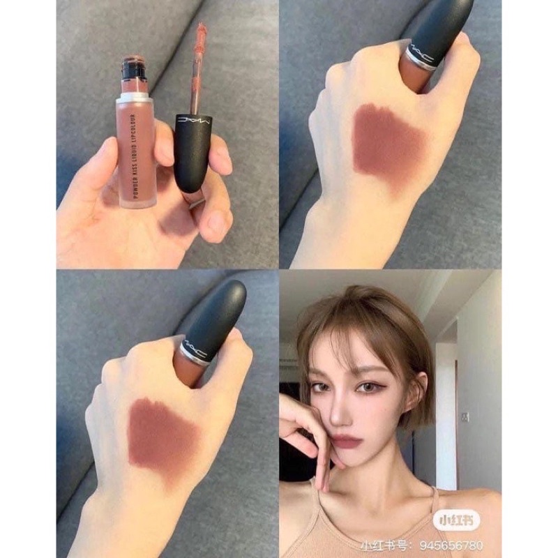 Son Kem Mac Powder Kiss Liquid Lipcolour #997 Over The Taupe