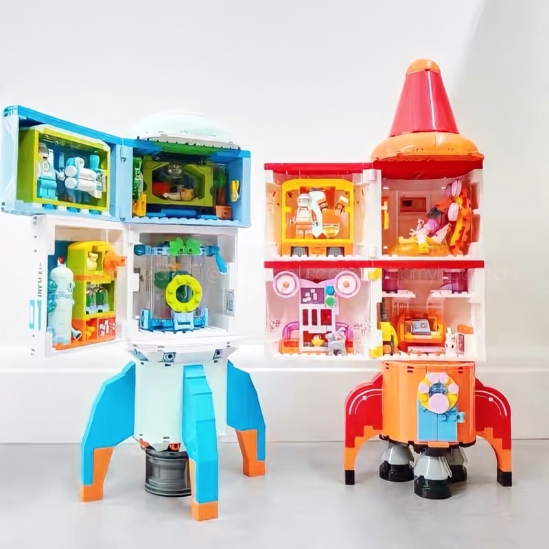 Đồ chơi xếp hình mô hình lắp ráp Rocket Space không gian vũ trụ 70cm Jaki