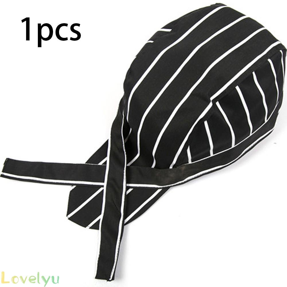 [ FAST SHIPPING ]Chefs Hat Unisex Beret Cook Cotton Food Prep Professional Round Butchers