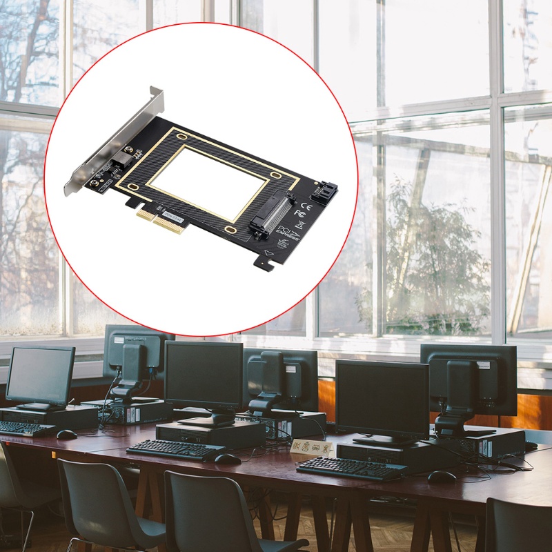 Thẻ Chuyển Đổi Mở Rộng SFF 8639 PCIe X16 Sang u 2 SSD