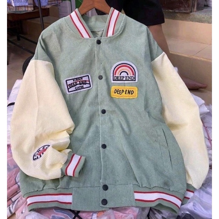 Áo khoác bomber unisex thu đông nam nữ deepen 3 màu năng động kiểu hàn