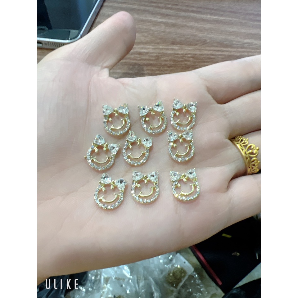 charm mặt cười trang trí nail