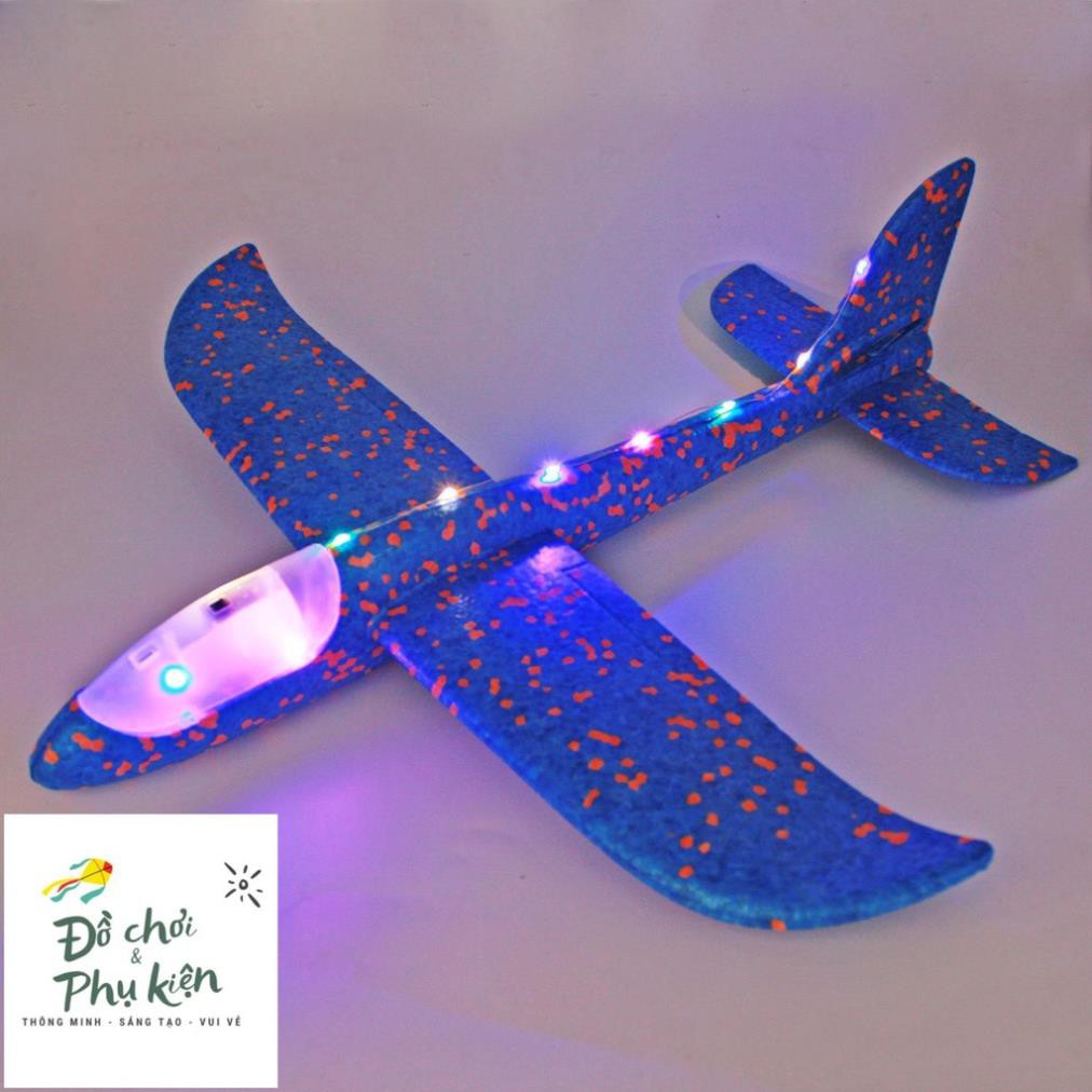 Đồ chơi Máy bay xốp ném tay có đen led cho bé - đồ chơi vận động