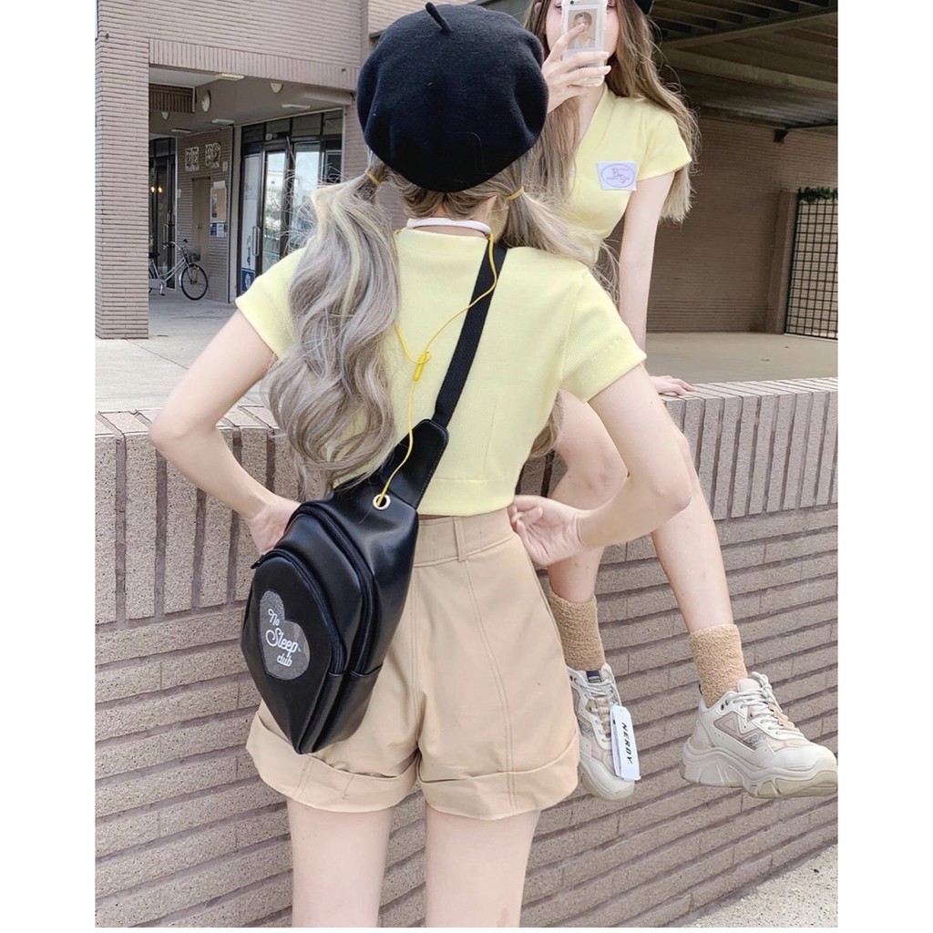 Quần SHORT BAE BANDAR KAKI TRƠN 3 Màu Ulzzang Nữ 1hitshop