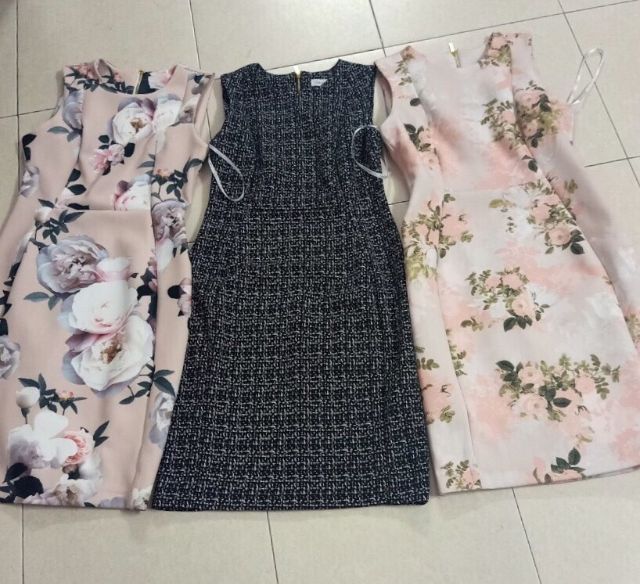 Đầm CK form ôm in hoa