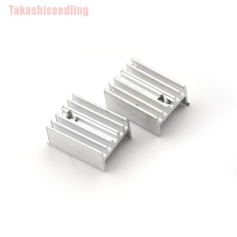 Bộ 10 Phụ Kiện Tản Nhiệt Bằng Nhôm Cho To-220 Transistor 20x15 X 10mm 0 0 0 0 0