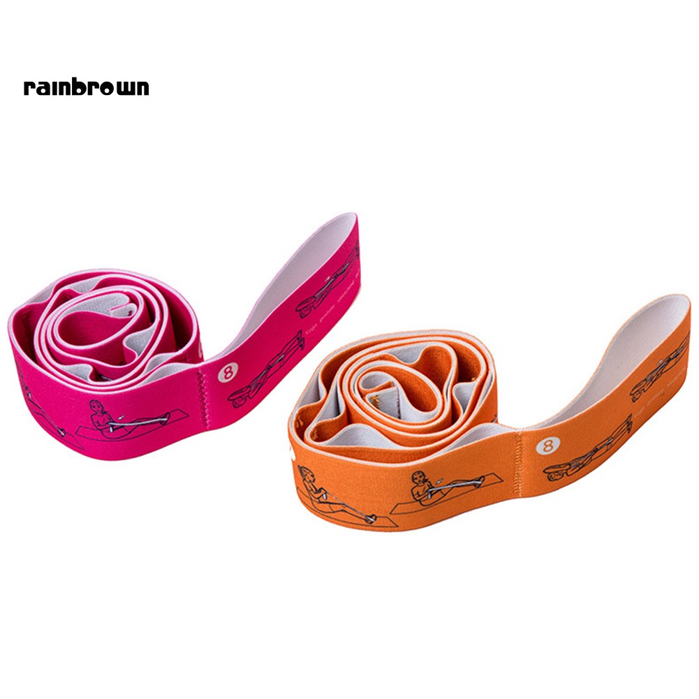 Dây Đai Kháng Lực Co Giãn Hỗ Trợ Luyện Tập Yoga / Thể Hình