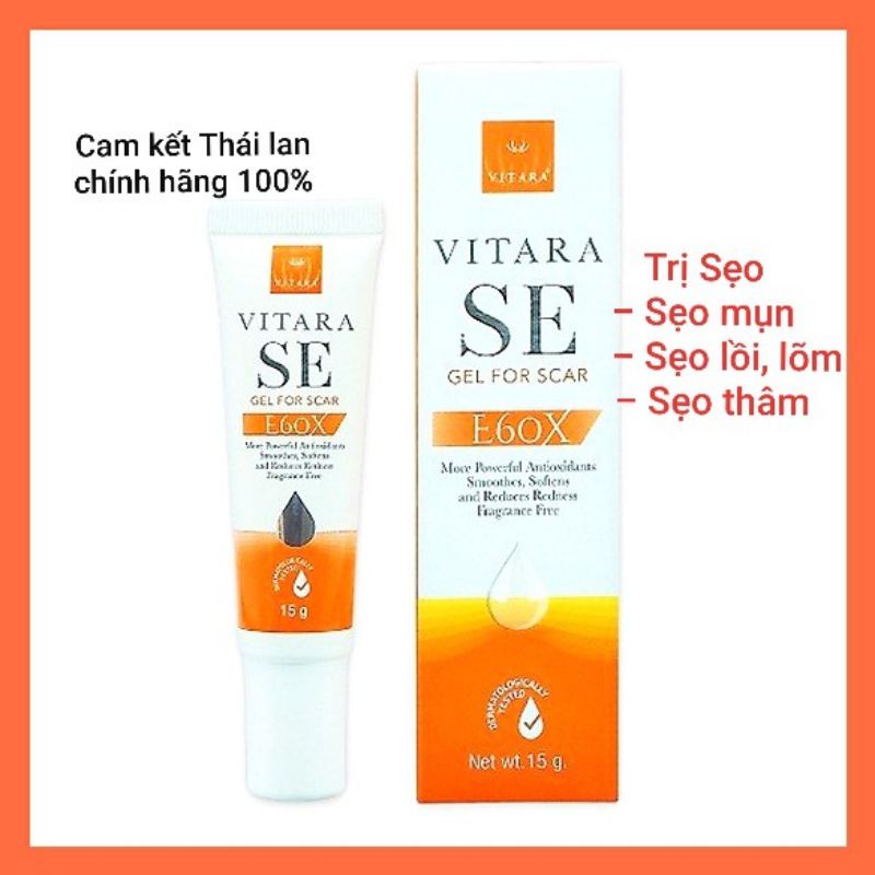 [CHÍNH HÃNG] Gel bôi mờ sẹo, vết thâm Vitara SE