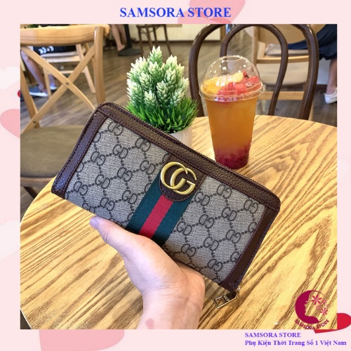 Ví nữ dài cầm tay nhiều ngăn ví nữ giá rẻ  đi chơi thời trang hàn quốc Samsora store KN2527