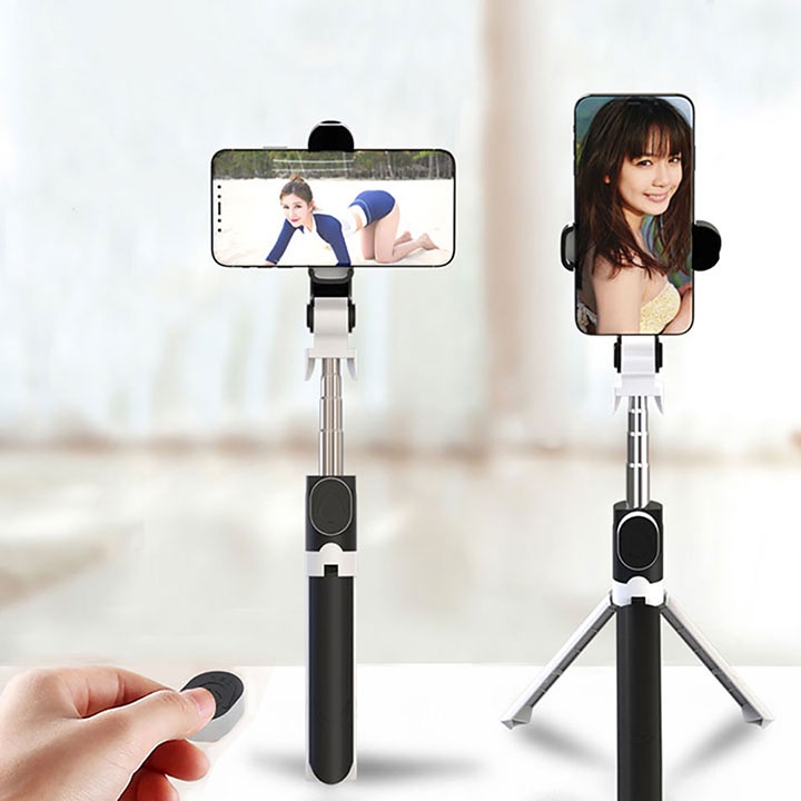 [Mã BMBAU50 giảm 7% đơn 99K] Gậy Selfie Bluetooth 3 chân Tripod XT09 3 trong 1