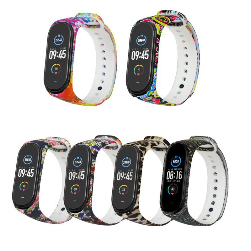 Dây Đeo Silicon Nhiều Màu Cho Đồng Hồ Thông Minh Xiaomi Mi Band 5 4 3 | BigBuy360 - bigbuy360.vn