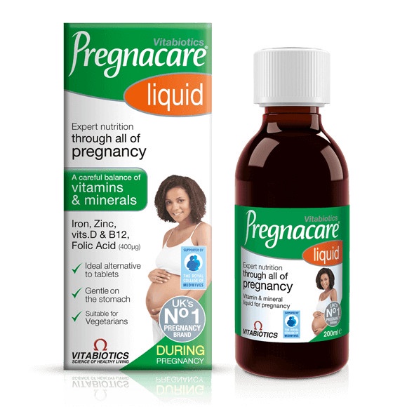 Vitamin pregnacare bầu liquid