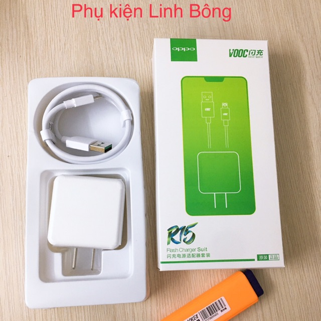 Bộ sạc nhanh Oppo R15 sạc nhanh Vooc (chân micro)