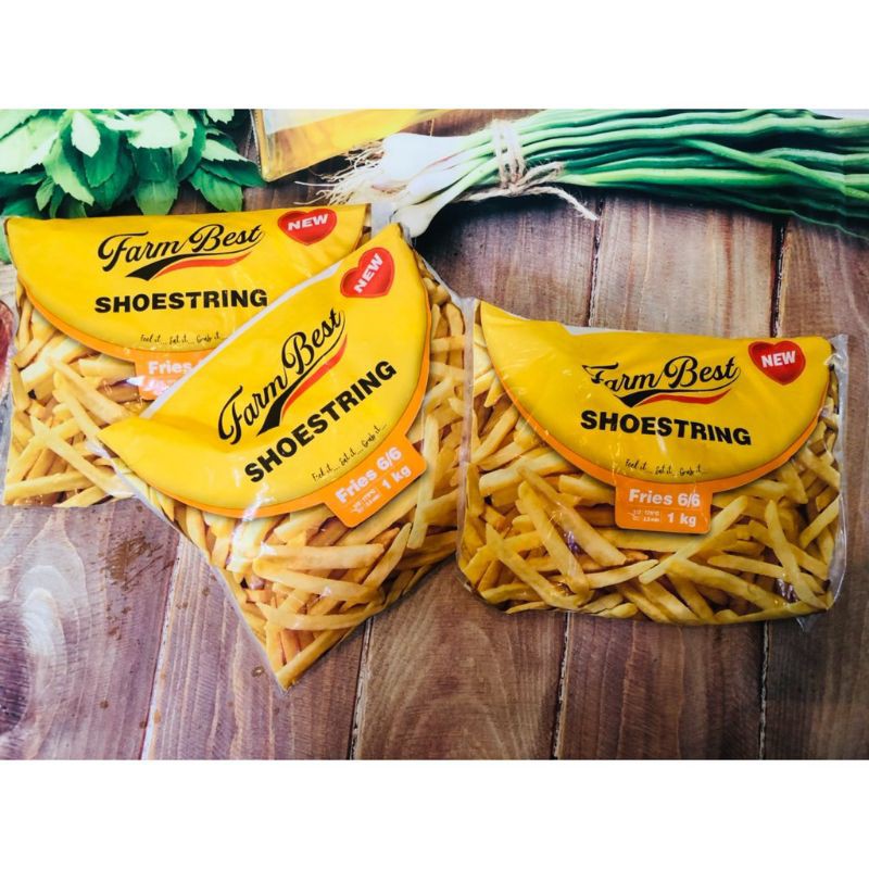 Khoai tây chiên cắt sợi gói 1kg