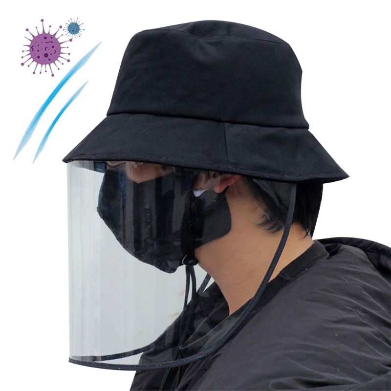 Mũ Có Tấm Chắn Bảo Vệ Mặt Chống Sương Mù Chống Giọt Bắn An Toàn Dành Cho Nam Và Nữ