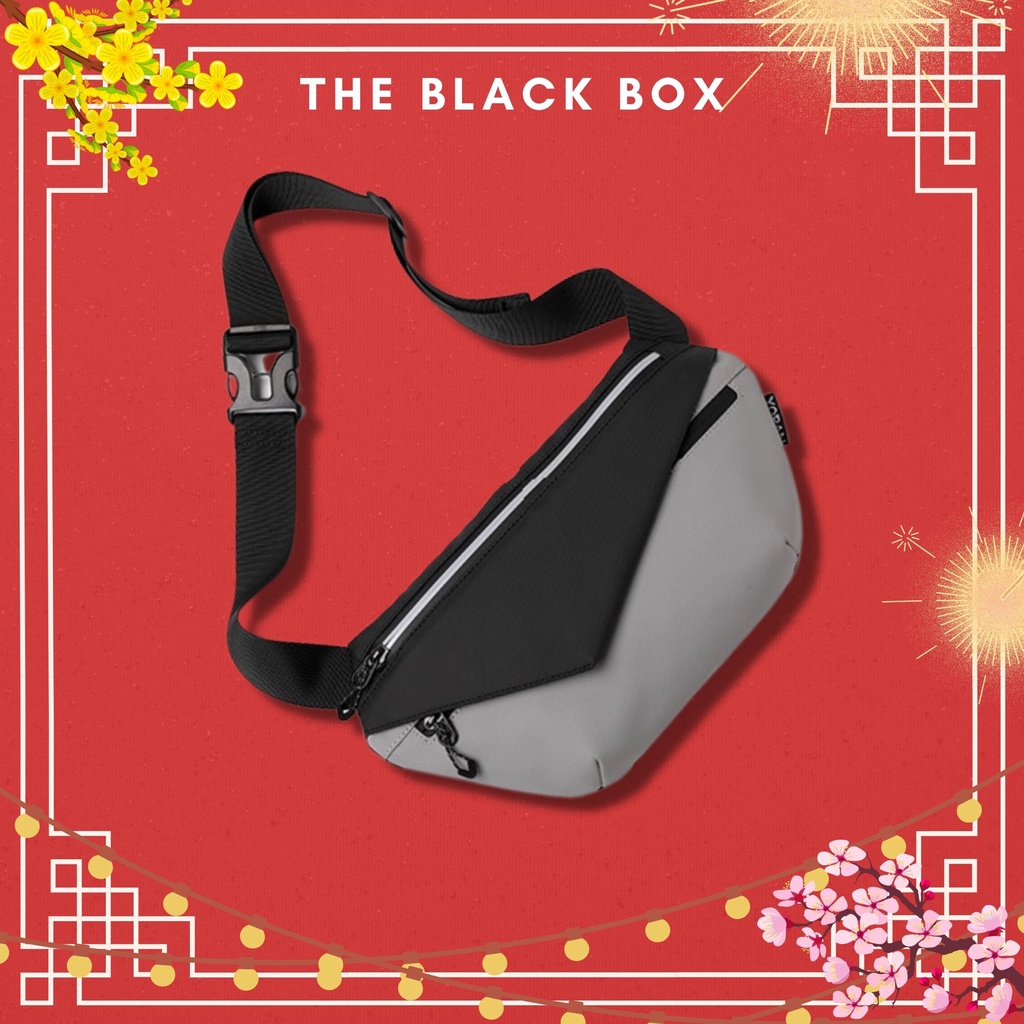 Túi Đeo Chéo Nam YOBAN Chất Liệu Chống Nước Đi Mưa Phong Cách Thời Trang Hàng Cao Cấp Freeship - The Black Box