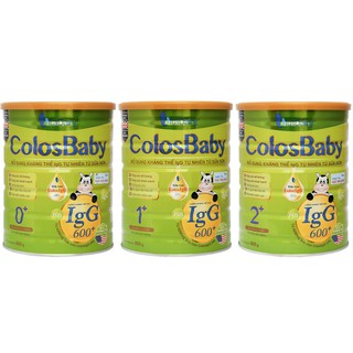 Sữa bột colosbaby 0,1,2+ 800g