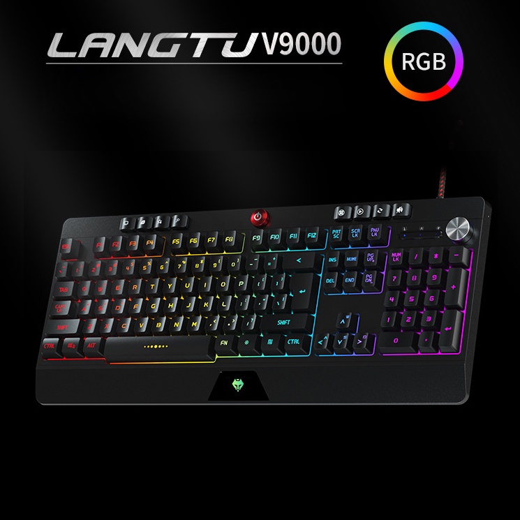 Bộ Bàn Phím Giả Cơ chơi game Blacklit - 104 Led RBG