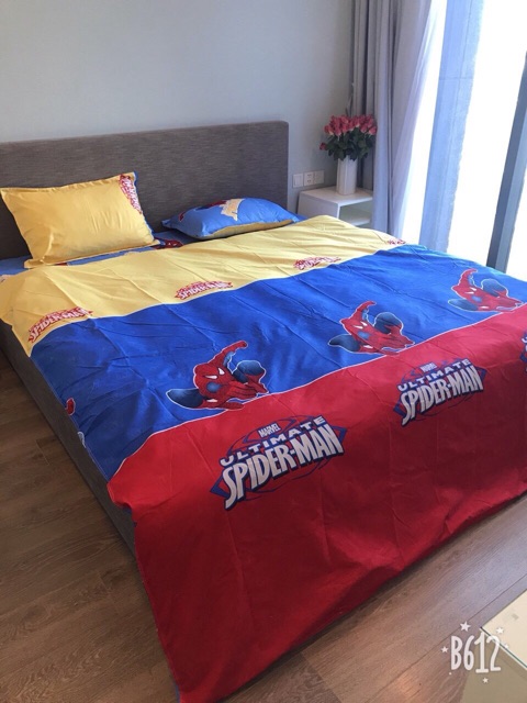 Set chăn ga Spiderman cho bé