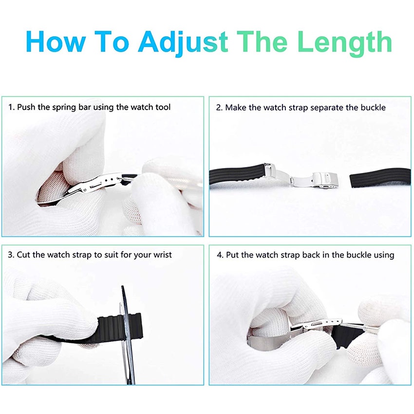 Set 20 Dây Silicon 22mm Cho Đồng Hồ Thông Minh Huawei Watch GT2 Samsung Galaxy Watch 46MM Huawei 1 18MM 24MM