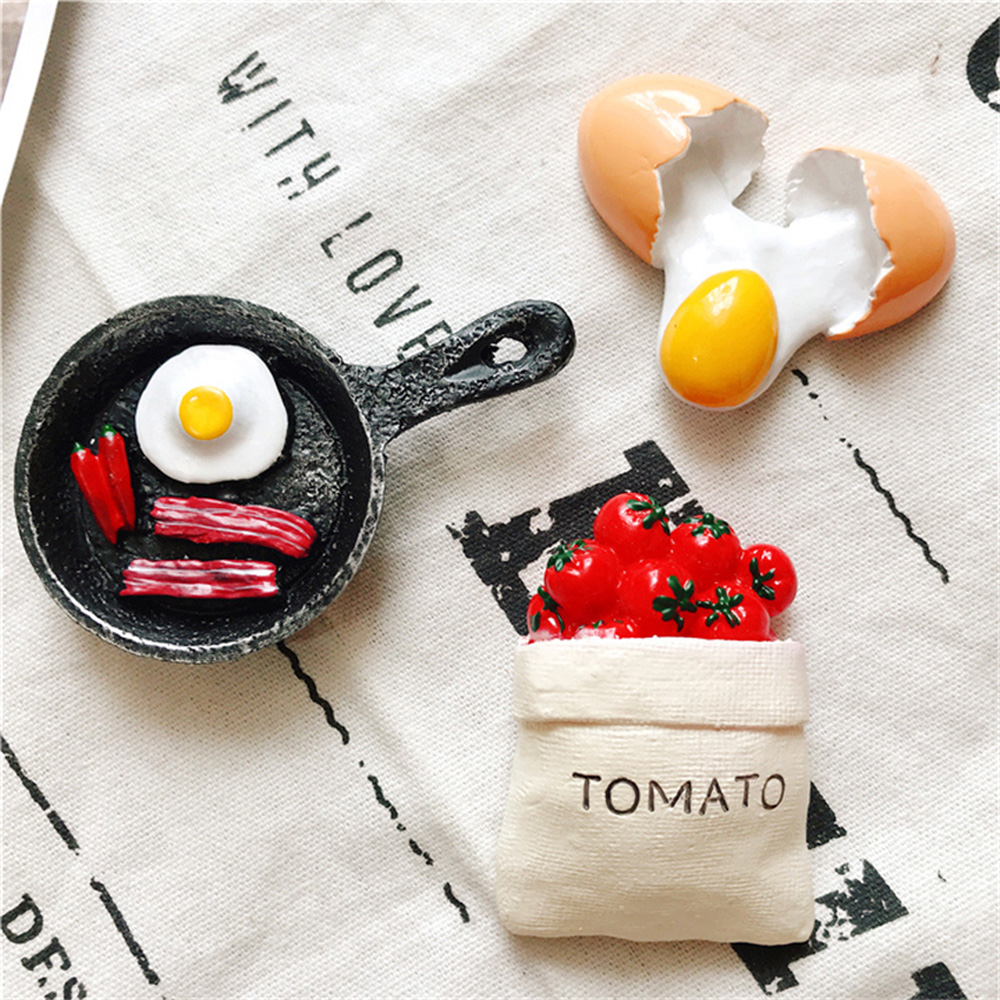 Nam Châm Gắn Tủ Lạnh Trang Trí Hình Bánh Ngộ Nghĩnh Đa Dạng