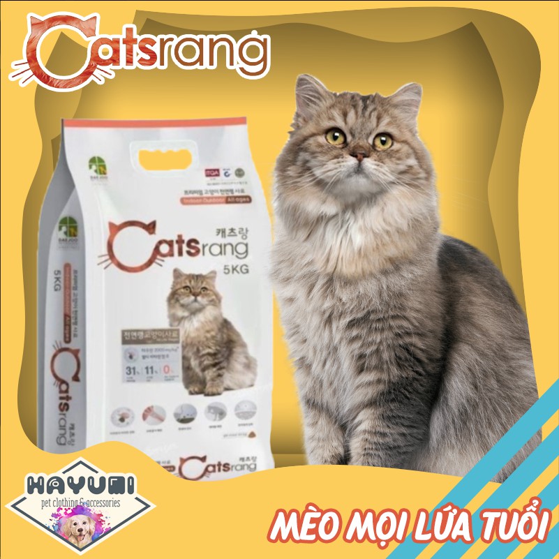 THỨC ĂN KHÔ - HẠT CHO MÈO CATSRANG