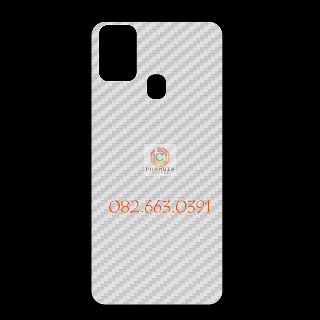 Miếng dán mặt lưng skin carbon Samsung Galaxy M31