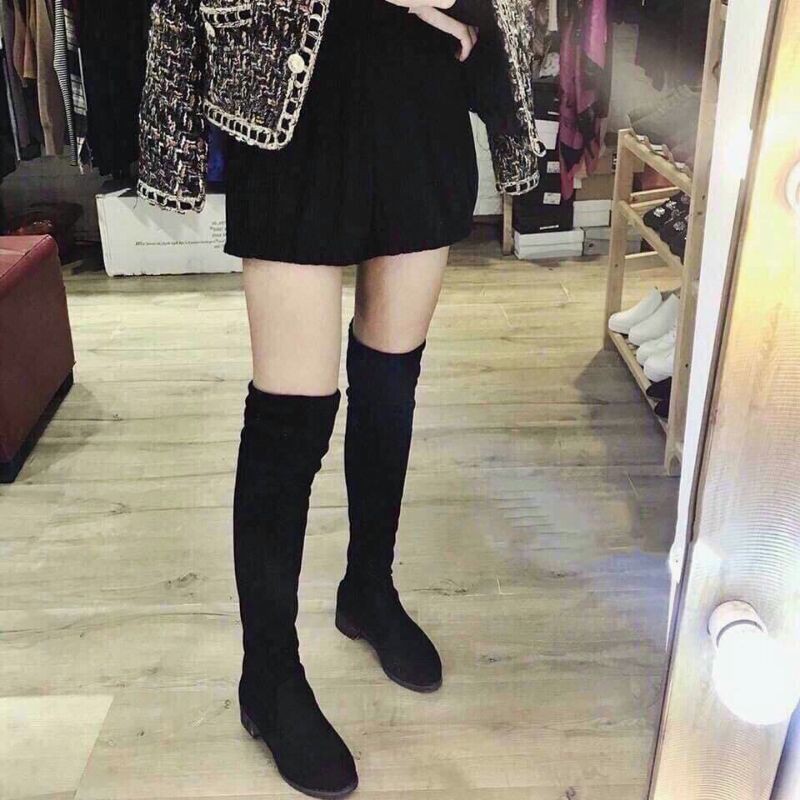 boot đùi đế bằng siêu xinh