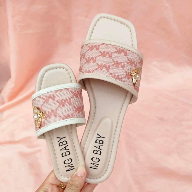 Dép lê cho mẹ và bé đính ong 🐝 size 21-39