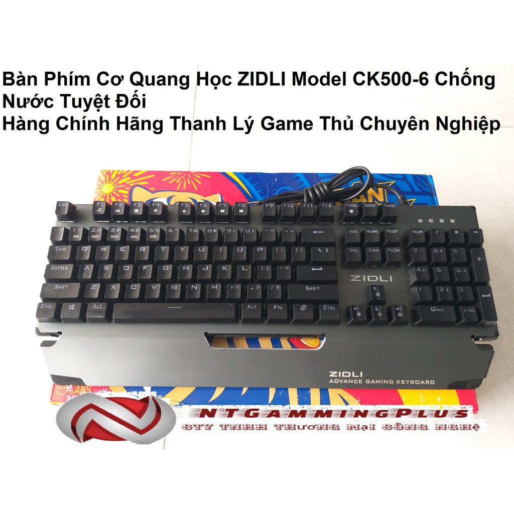 Bàn Phím Cơ ZiDLI Model CK500-6 Chống Nước loại Cơ Quang Học Tiên Tiến Nhất | BigBuy360 - bigbuy360.vn
