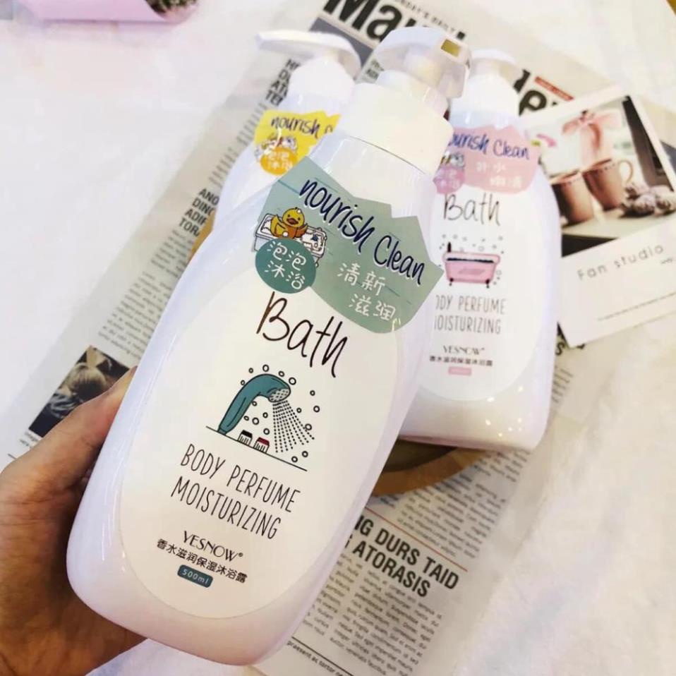 [HÀNG HOT] SỮA TẮM NƯỚC HOA Bath - Yesnow- 500ML | BigBuy360 - bigbuy360.vn