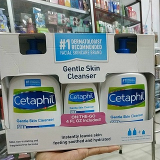 Bộ chăm sóc mặt và body nhạy cảm cetaphil,hàng canada chính thống