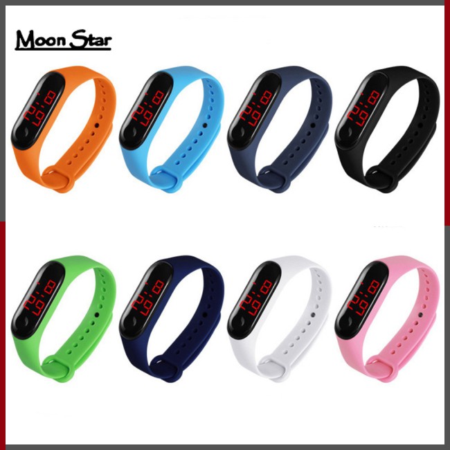 MS Shop Sports Bracelet Watches White LED Electronic Digital Wrist Watch