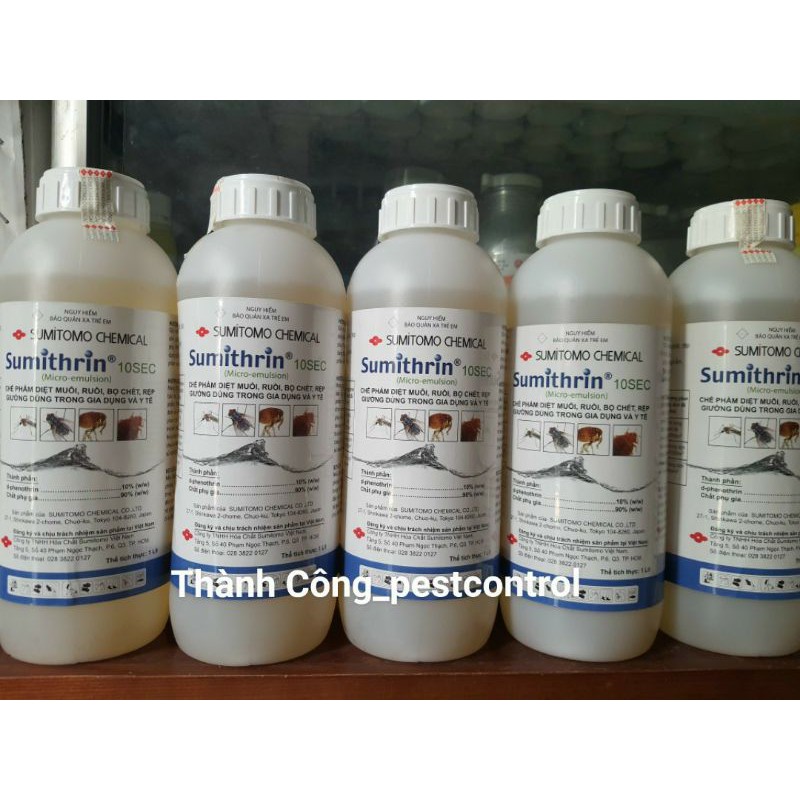 Thuốc diệt ruồi muỗi kiến gián Sumithrin 10SEC
