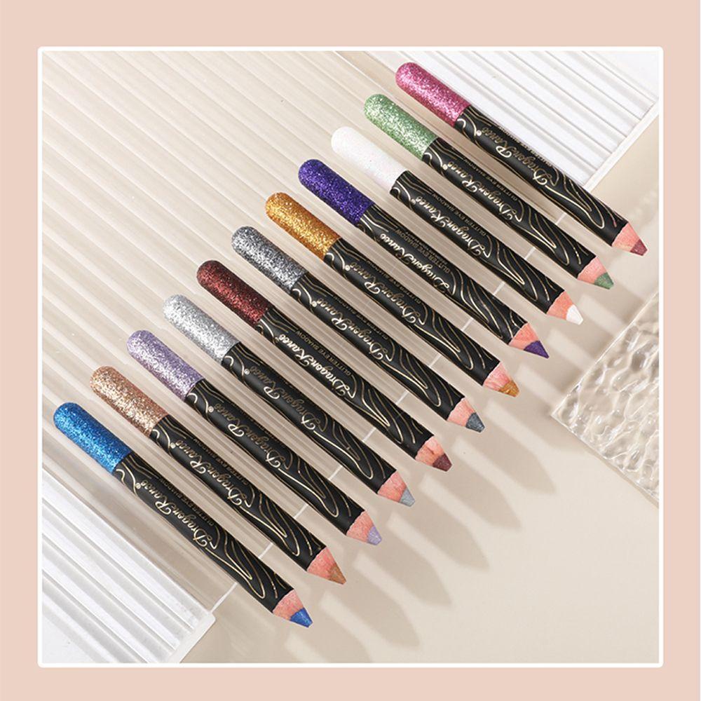 Set 12 Phấn Mắt Dạng Thỏi Chống Thấm Nước Lấp Lánh