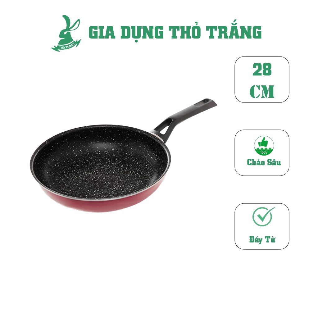 Chảo Sâu đáy từ Easy Cook 28 Cm màu XANH BLUE