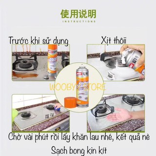 XỊT BỌT LÀM SẠCH NHÀ BẾP KITCHEN CLEANER