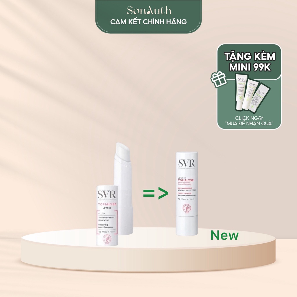 Son dưỡng SVR Topialyse Levres 4g