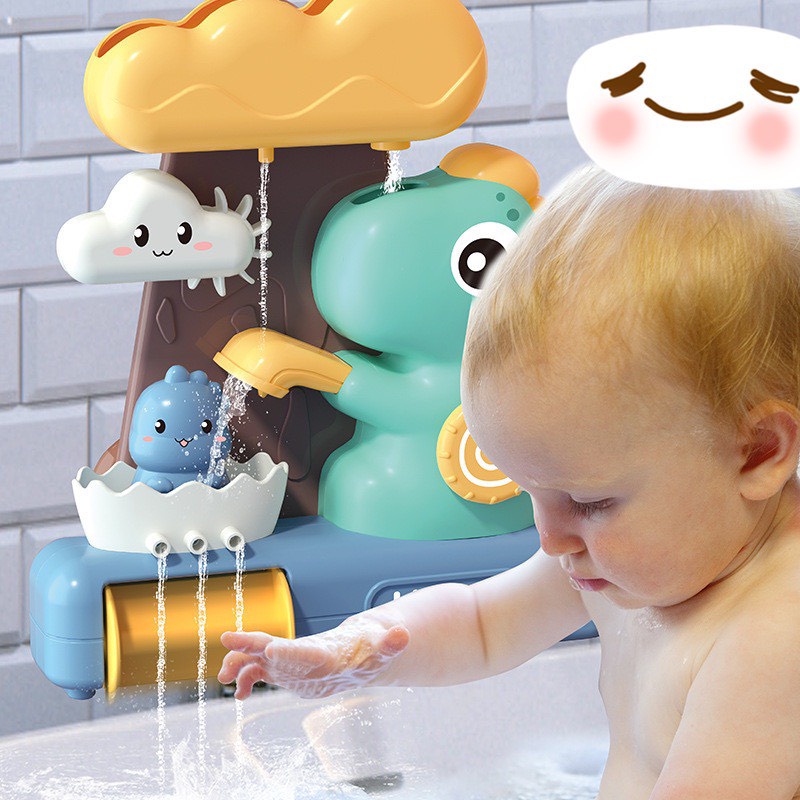 Đồ chơi nhà tắm khủng long phun nước thác nước khủng long nước chảy tự động