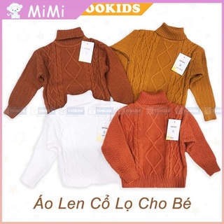 Áo len cổ lọ cho bé yookids chất len dày mềm siêu ấm, áo len cho bé trai bé gái 1 2 3 4 5 tuổi