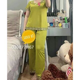 Đồ Bộ Trung Niên #DÀI THUN LẠNH  Size1 từ 52-57kg