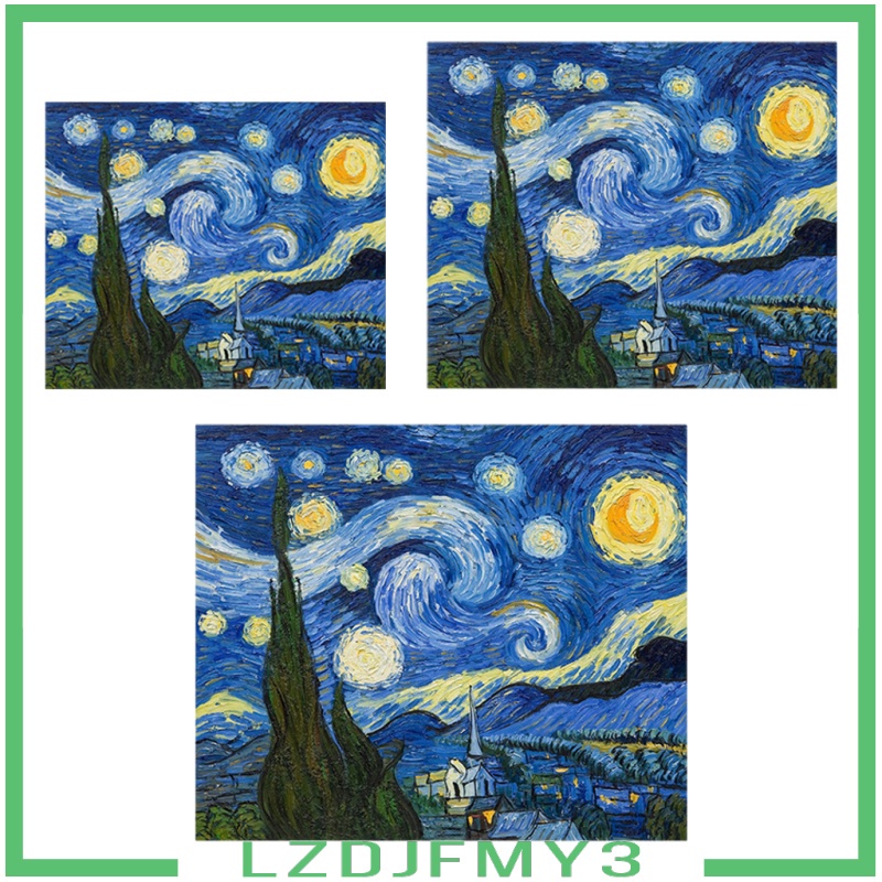 [giá giới hạn]] Van Gogh Starry Night 5D Diamond Painting Kits Craft Cross Stitch 62x50cm