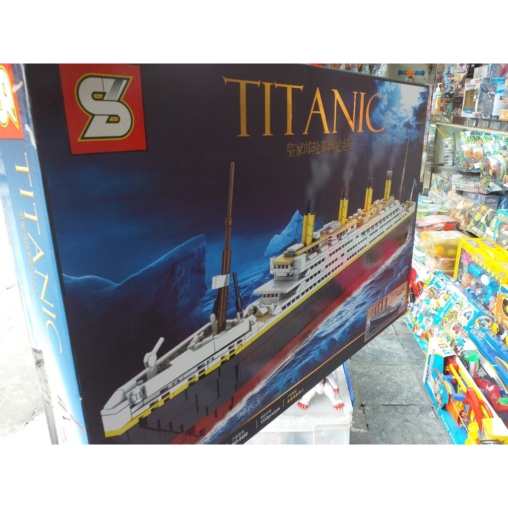 Lego - Lắp ráp 0400 ( Xếp Hình Con Tàu Huyền Thoại Titanic 1333 Mảnh )hàng xịn-nhựa an toàn cho bé