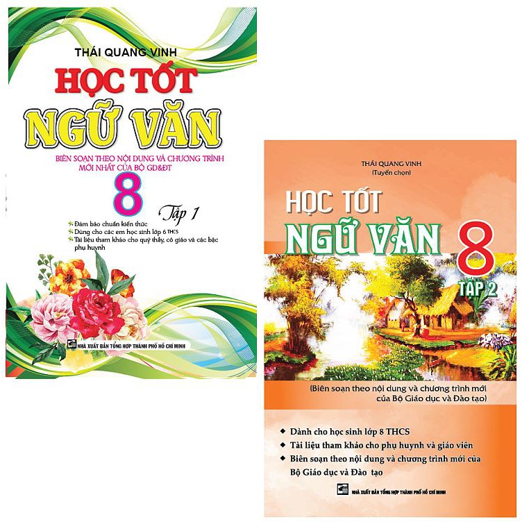 Sách - Combo Học Tốt Ngữ Văn 8 Tập 1 + Tập 2